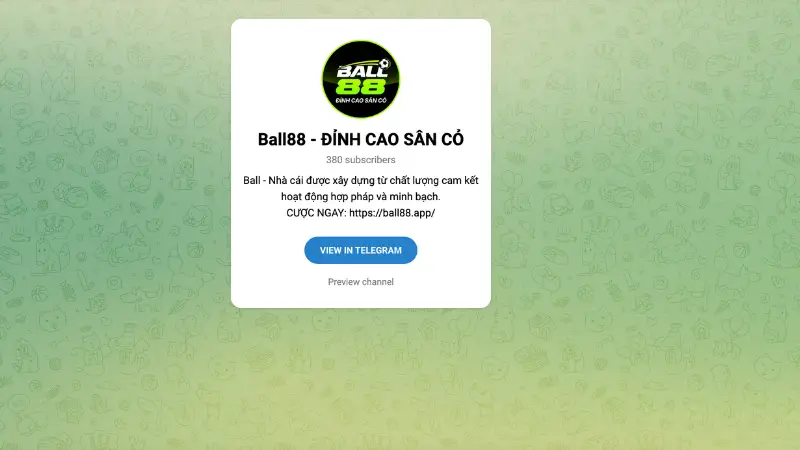 Liên hệ Ball88 qua kênh telegram giúp duy trì kết nối linh hoạt